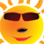Sun With Cool Sunglasses