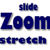 Stretch, zoom and slide text effect