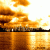 Create City On Fire Background Sunset