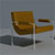 Modern chair model with texture