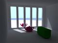  Mental Ray lighting, using GI and FG