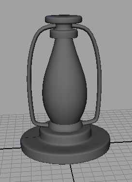 maya nurbs modellig a lantern