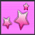 Design a Bling blink star for scrapbooking background